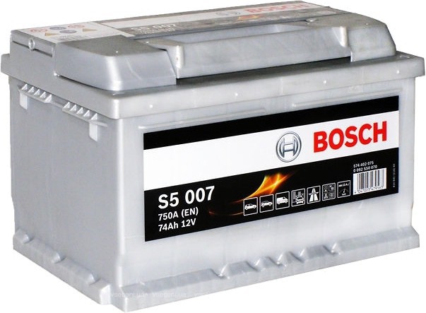 BOSCH 74 А/ч S50 07 ОБР 278x175x175 EN750 низк